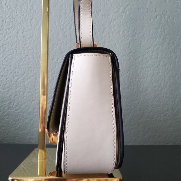 Vanessa Bruno Small Romy Flap Olive/Ivory - Picture 7 of 11